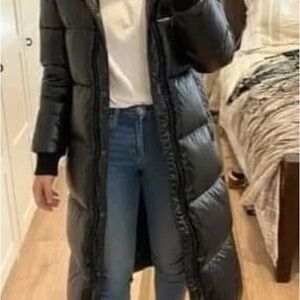 Long Black Puffer Coat